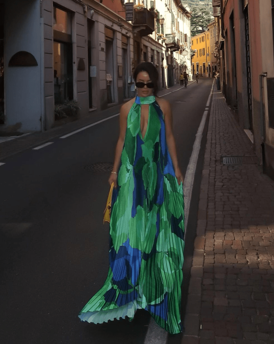 L'idée Opera Gown in Capri Green photo 2
