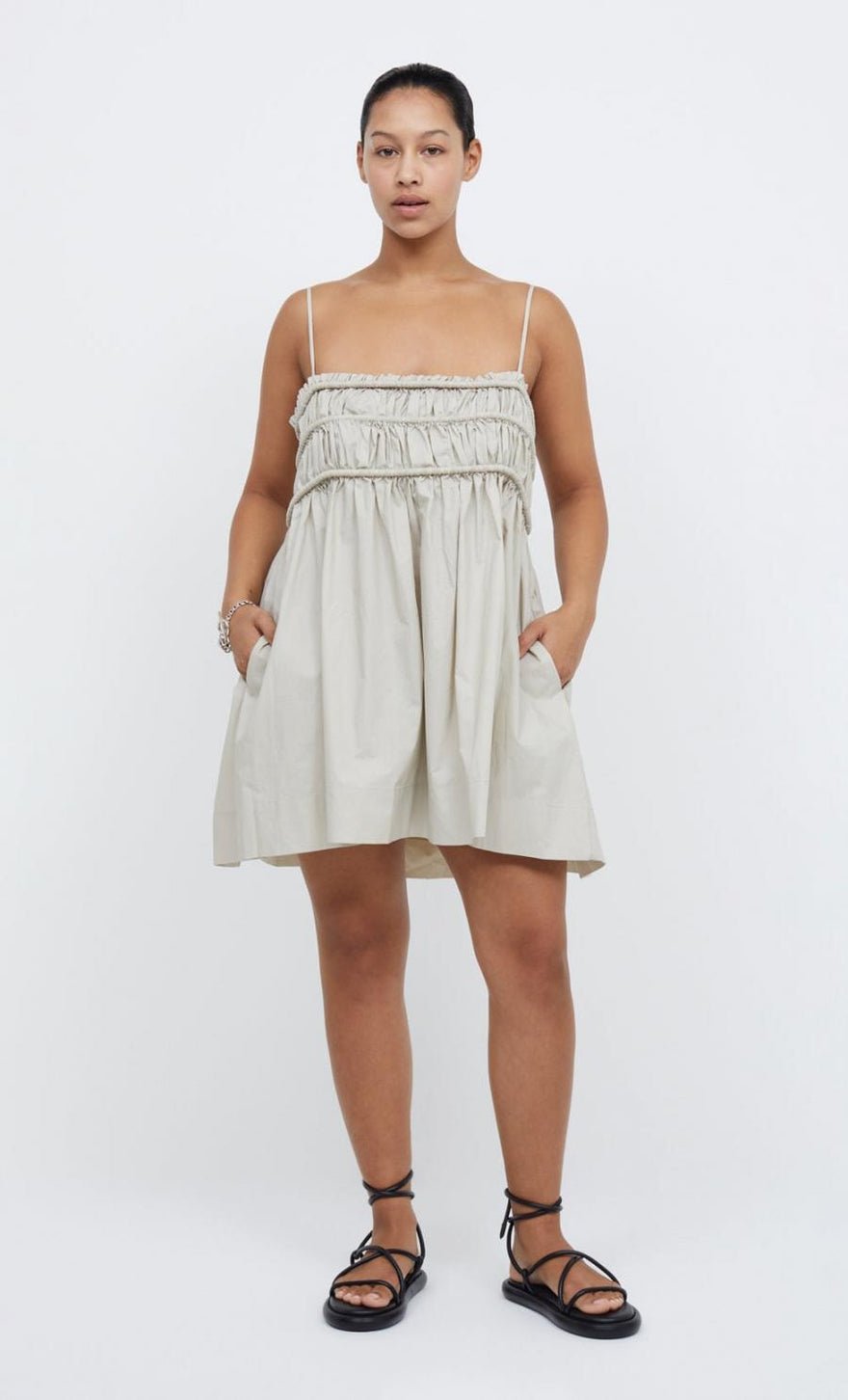 Bec & Bridge Eli Mini Dress Oyster photo 2