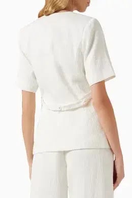 Anna Quan Kathleen Jacket And Matteo Pants Set In Carta 6 photo 7