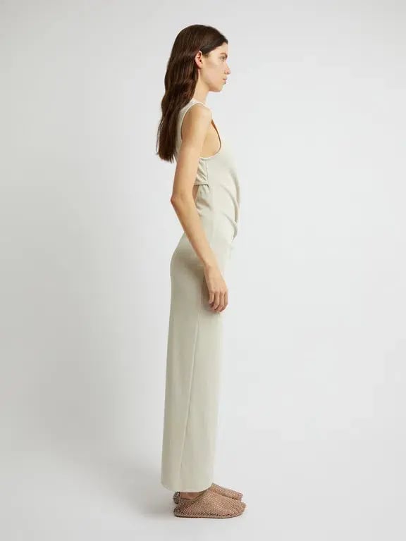 Christopher Esber Float Buckle Tank Dress Cream Size 6 photo 2