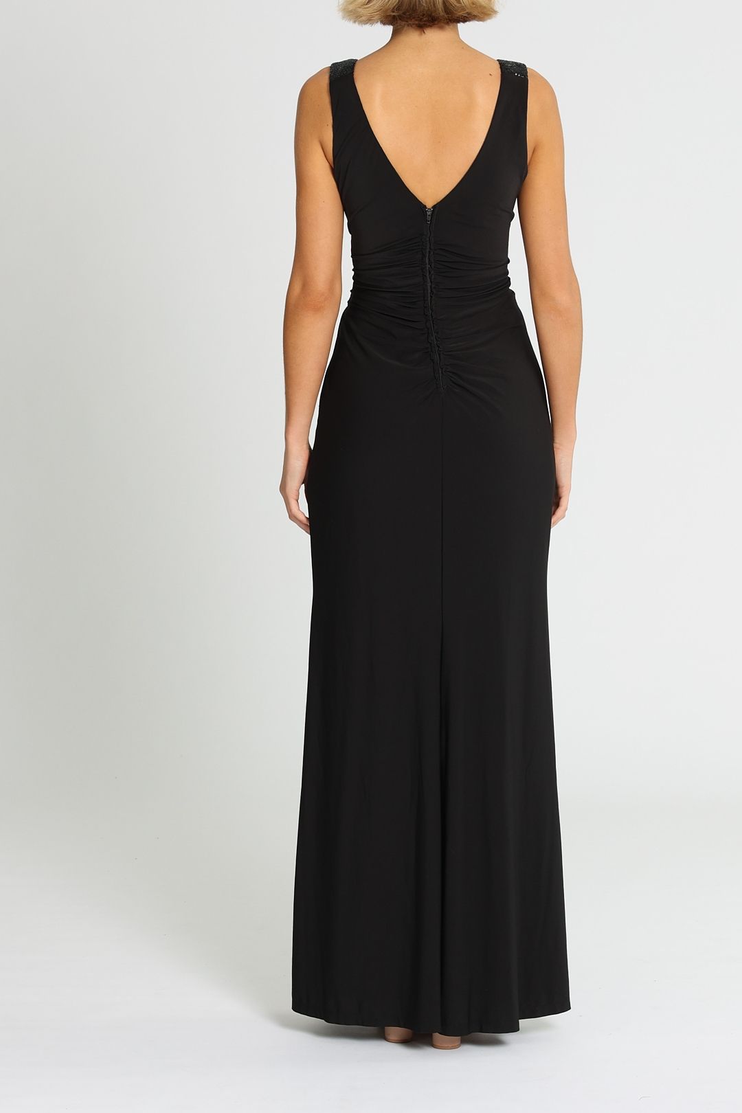 Amalia Jersey Wrap Gown photo 3