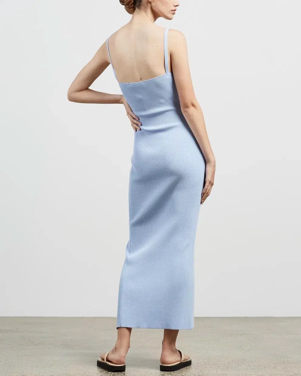 Bec & Bridge Lola Midi Dress Blue Size 12 photo 3
