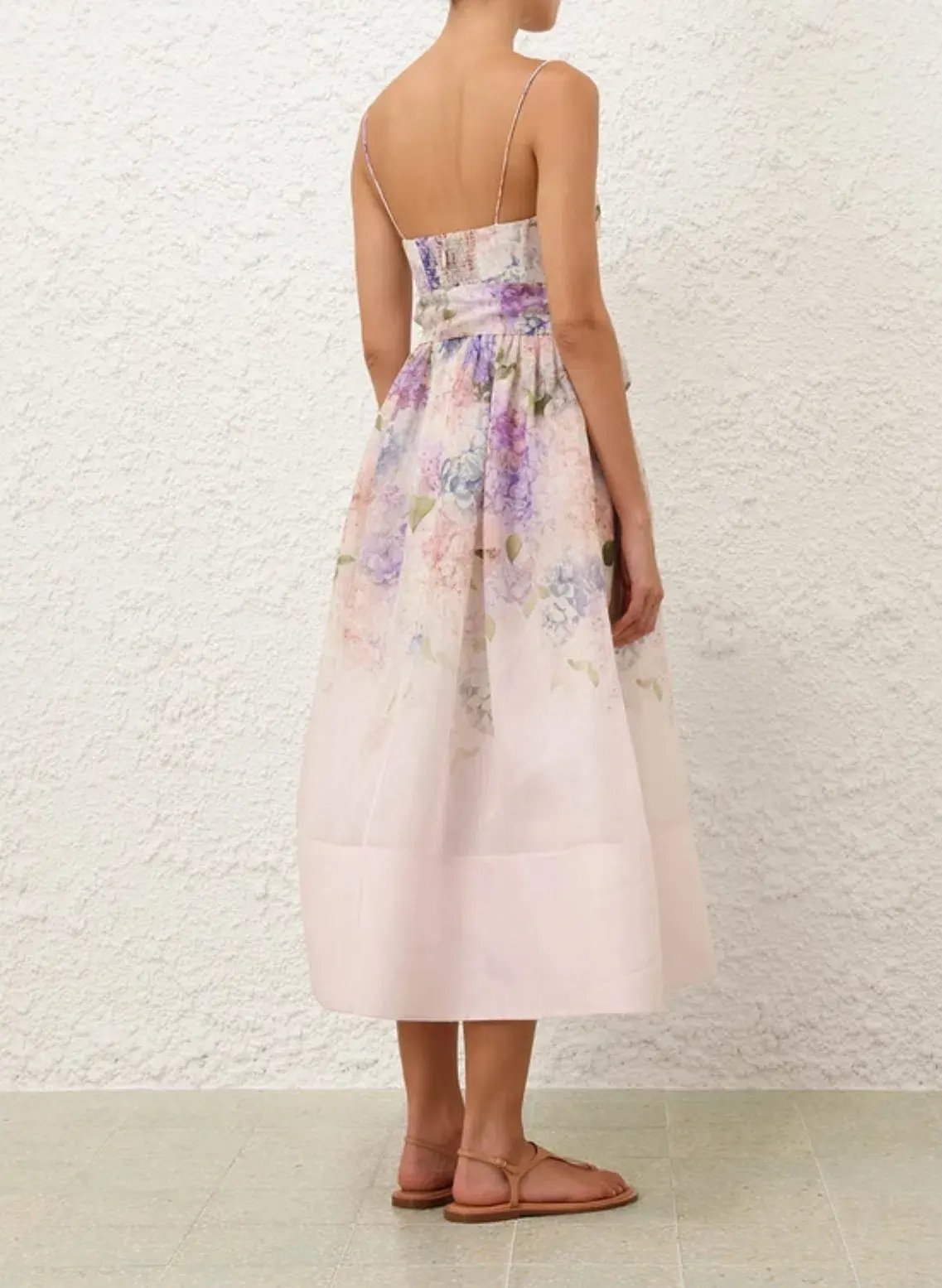 Zimmermann Dawning Corset Dress Floral Print Size 2/AU Size 12 photo 3