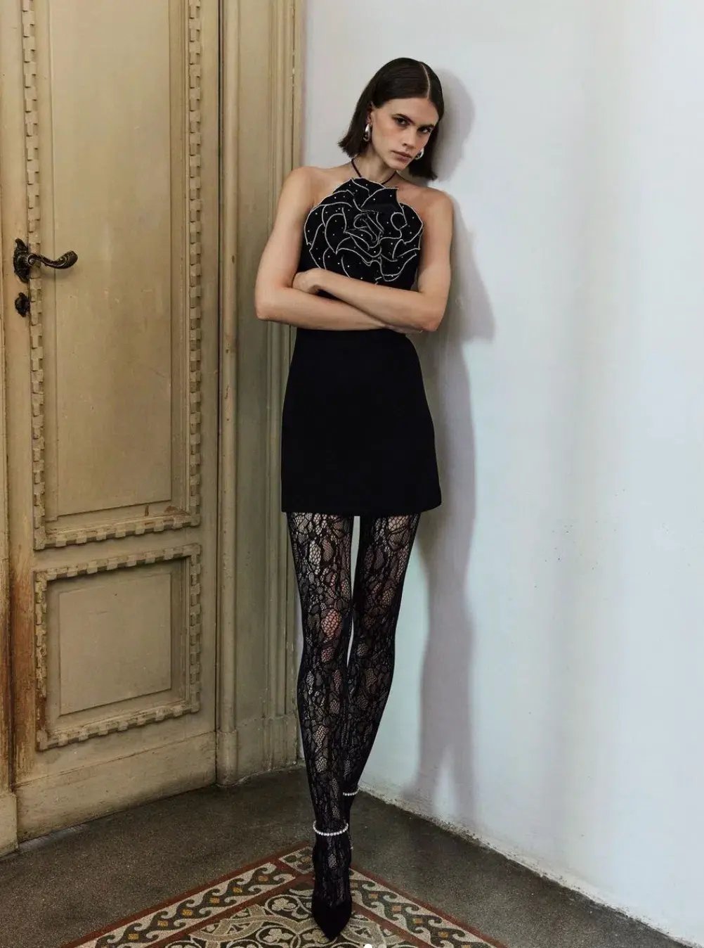 Rebecca Vallance Eliana Mini Dress Black Size AU 8 photo 6