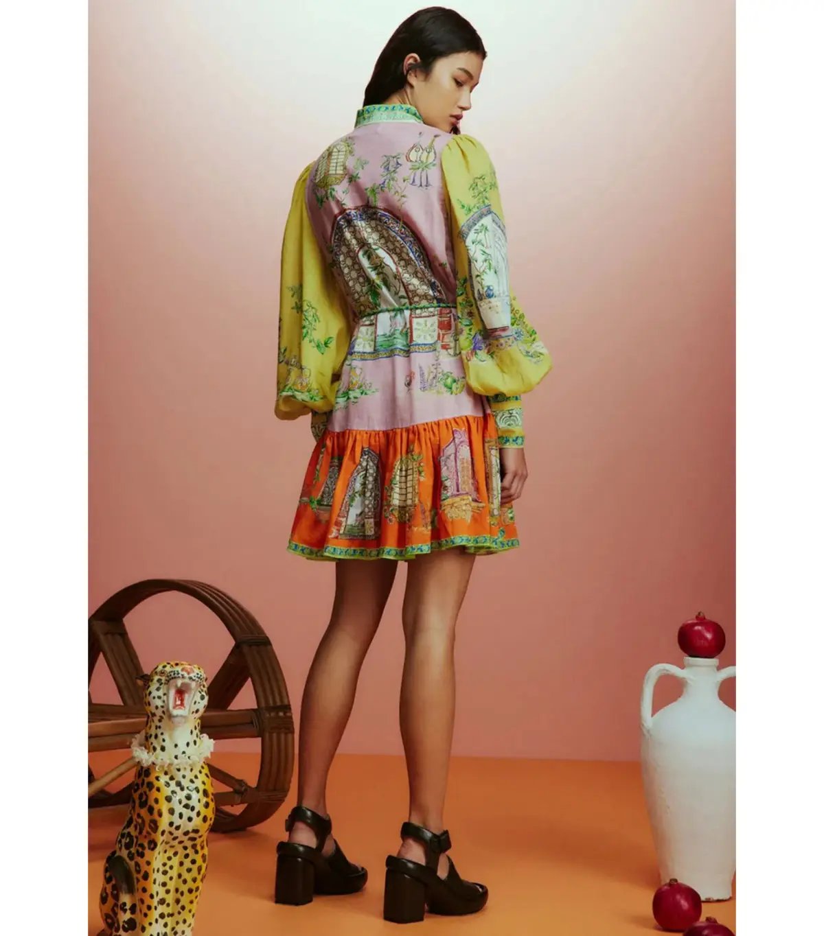 Alemais Monti Mini Dress Multi Size AU 10 photo 2