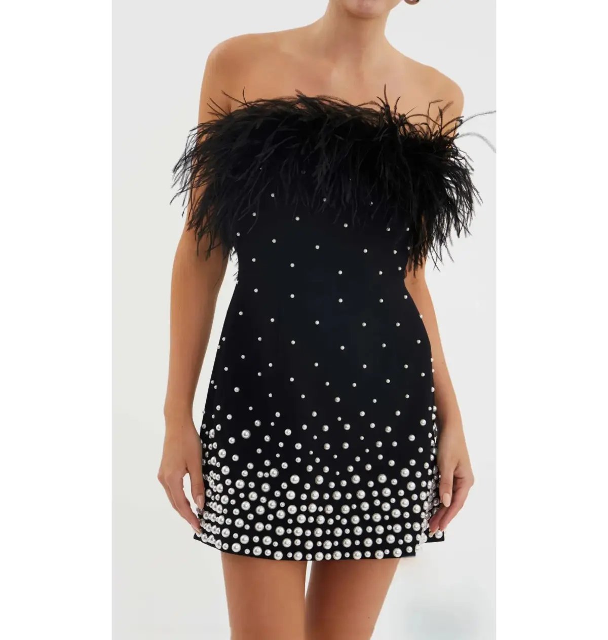 Rebecca Vallance Anelise Mini Dress Black Size AU 14 photo 4
