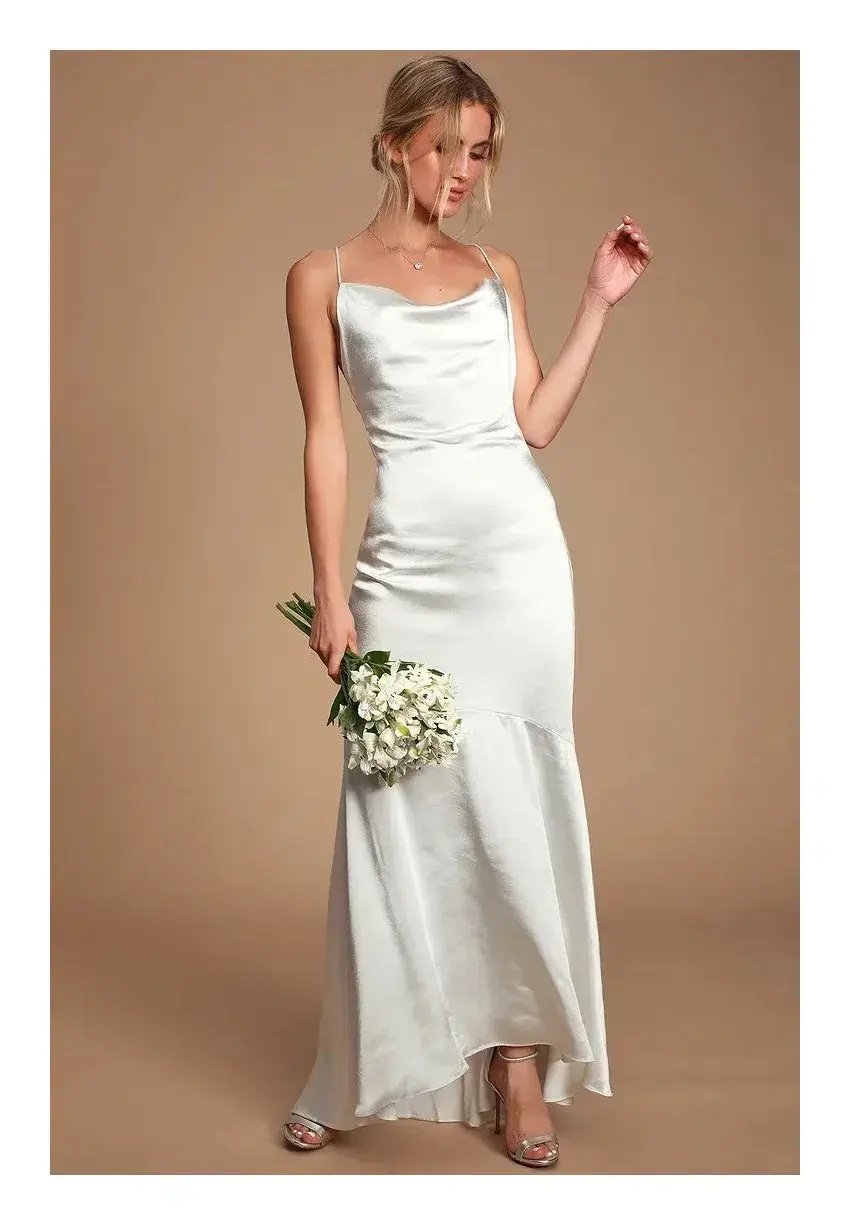 Elliatt Aisle Maxi Dress White Size 8 photo 2