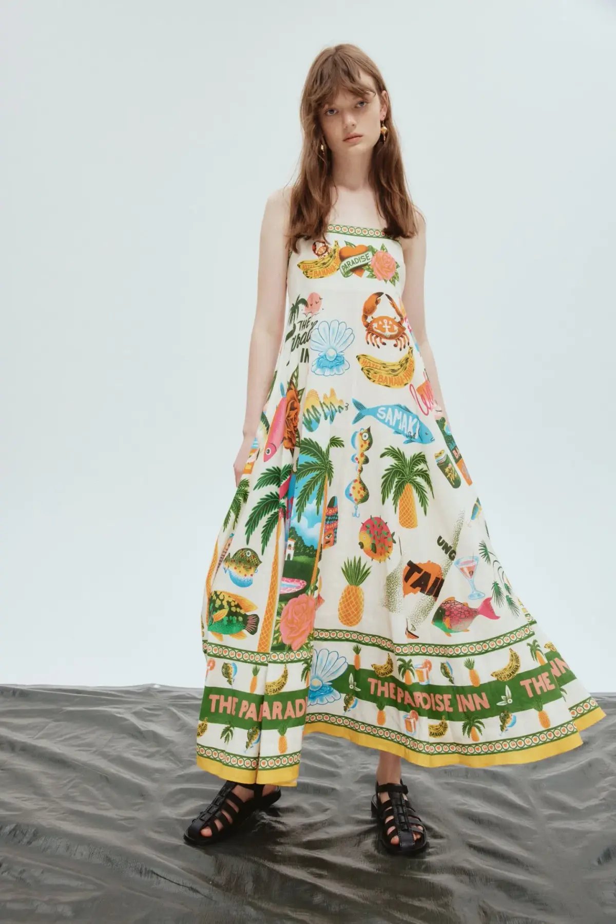 Alemais Paradiso Sundress In Multi Size 14 photo 2