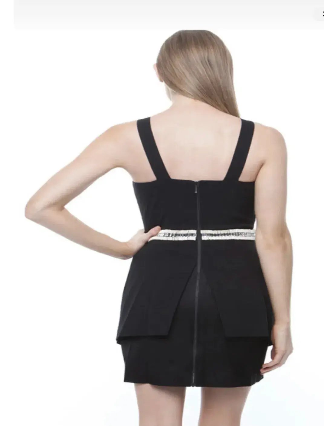 Sass & Bide Worn By Men Dress in Sharp Shapes Beaded Size 6 photo 3