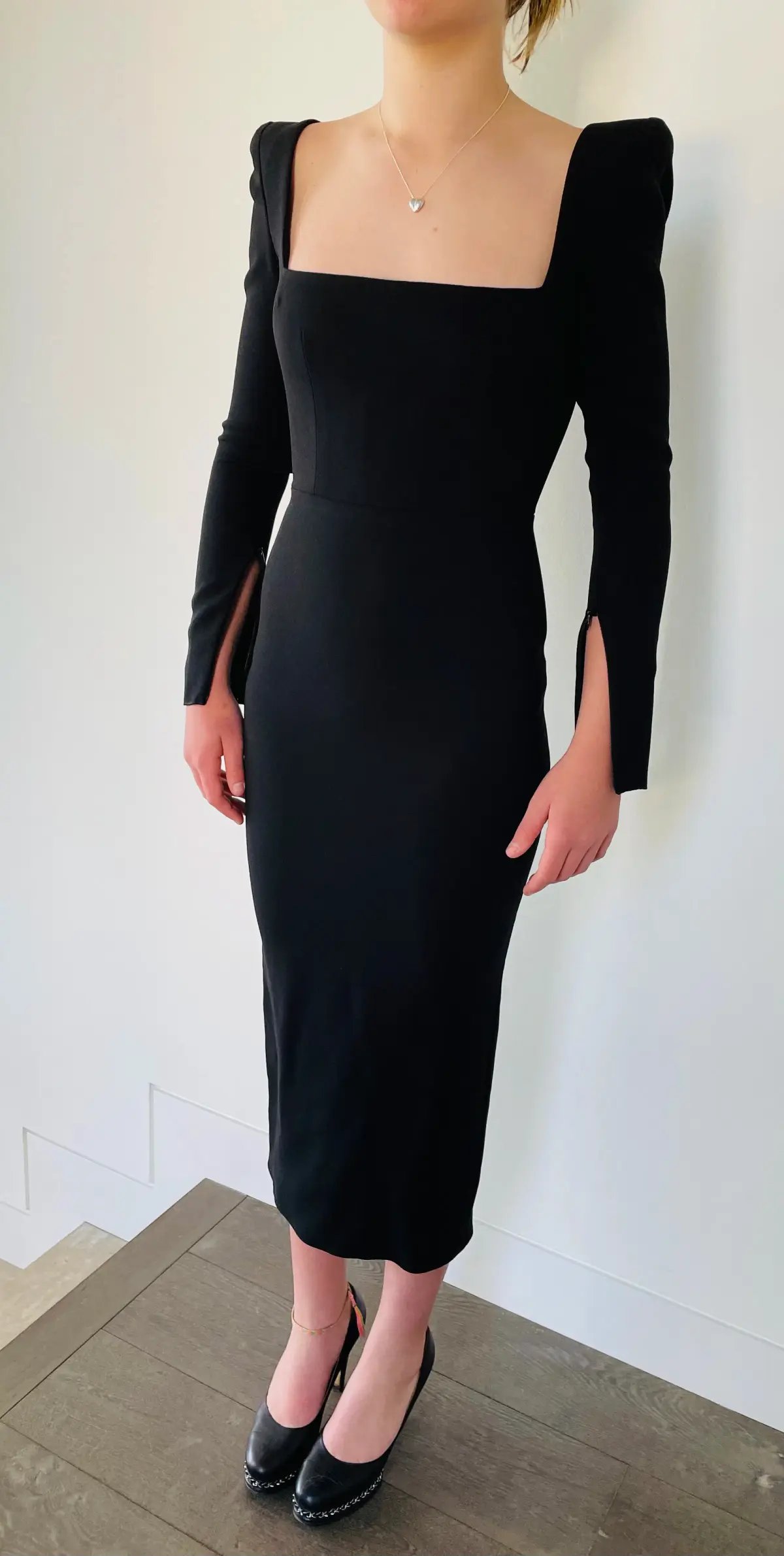 Alex Perry Baird Dress Black Size 4 photo 4