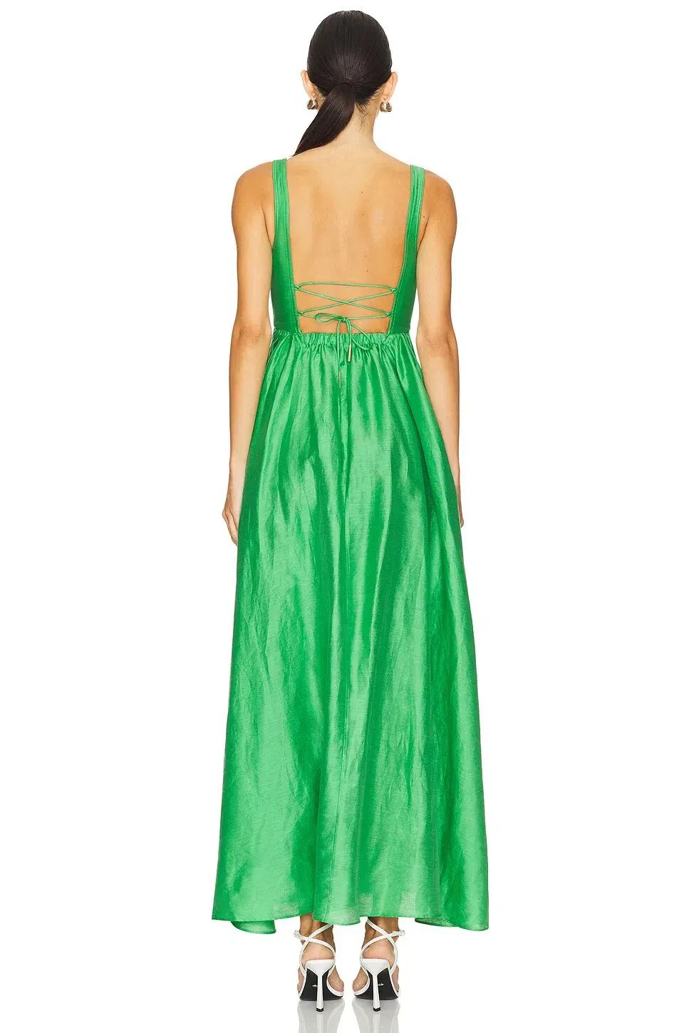 Acler Sandgate Maxi Dress Shamrock Green Size AU 12 photo 3