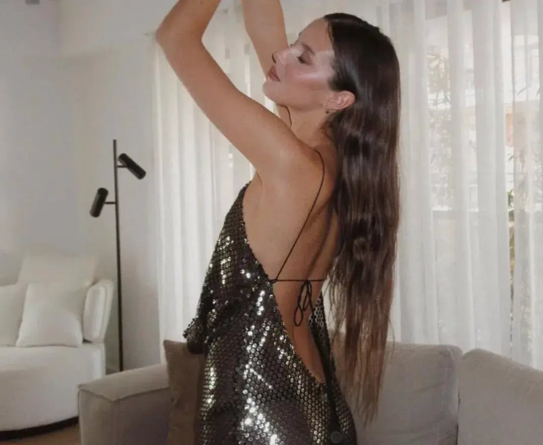 Rat & Boa Solar Maxi Dress Gown in Black with Sequin Size XS / AU 6 photo 6