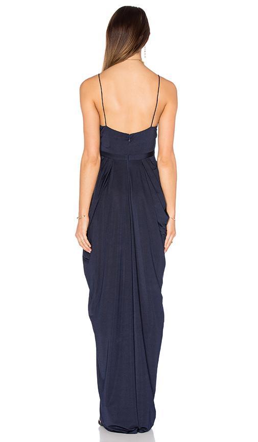 Elle Zeitoune Susanna Maxi Dress Navy Size 8 photo 2