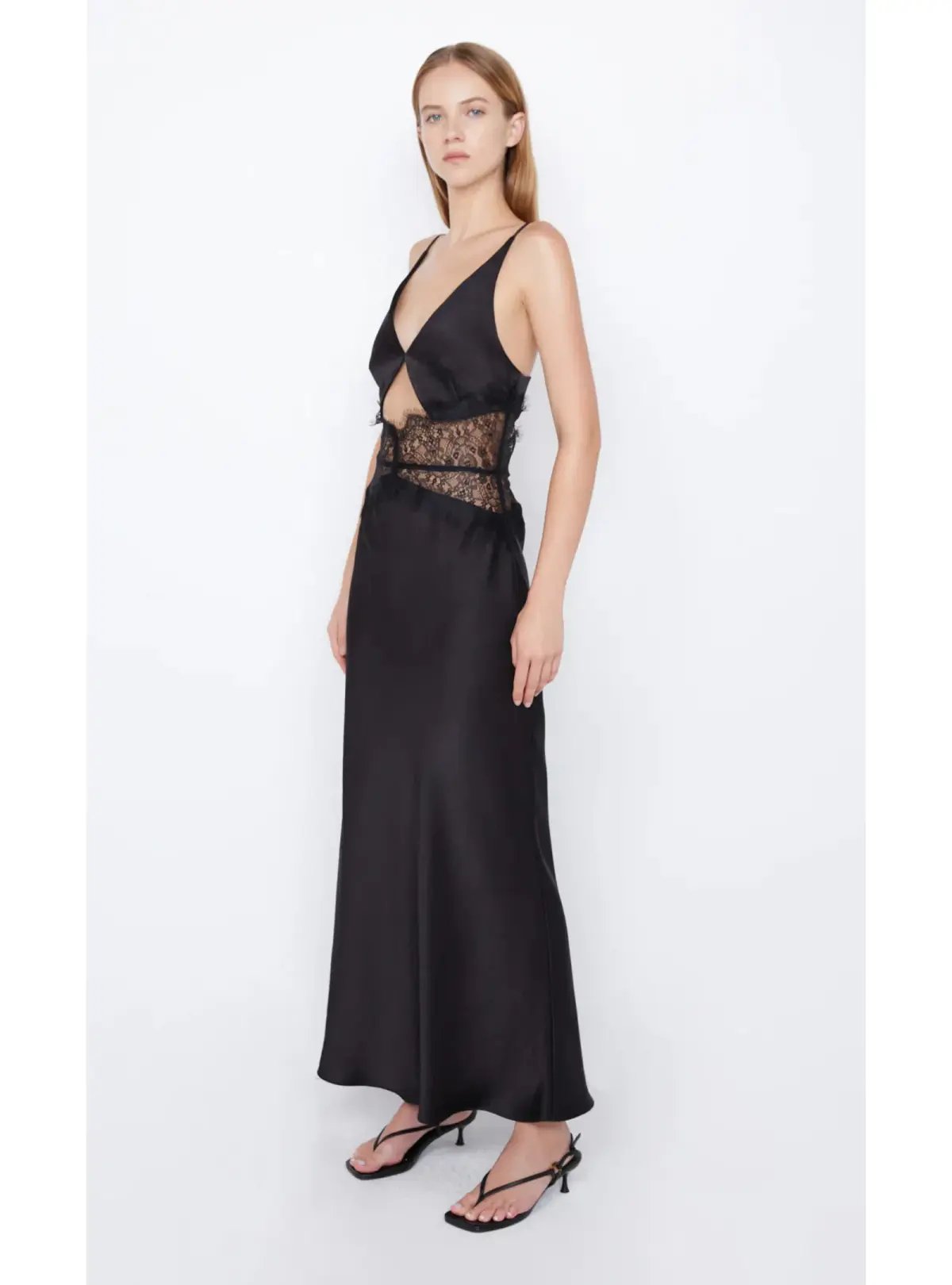 Bec & Bridge Camille Maxi Dress Black Size AU 10 photo 2