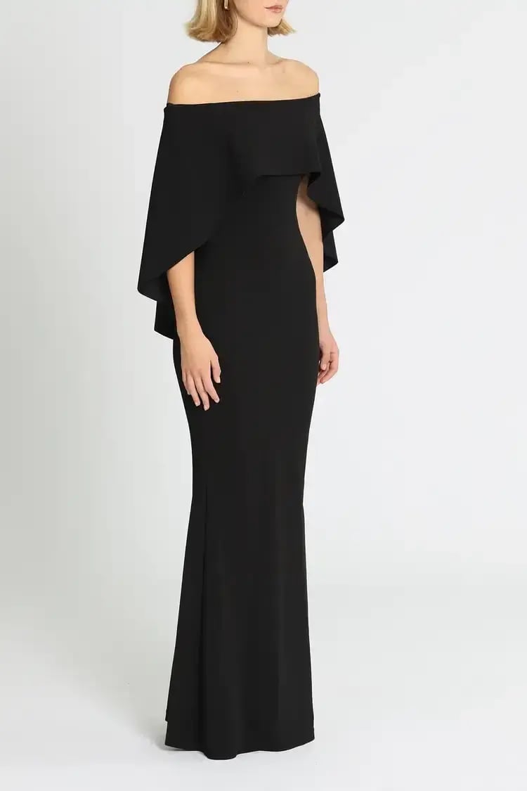 Pasduchas Composure Gown in Black Size 6 photo 3