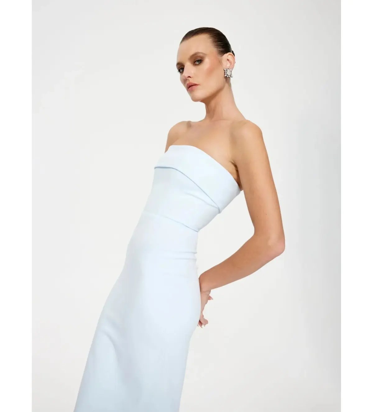 Effie Kats Monroe Gown Ice Blue Size AU 8 photo 4