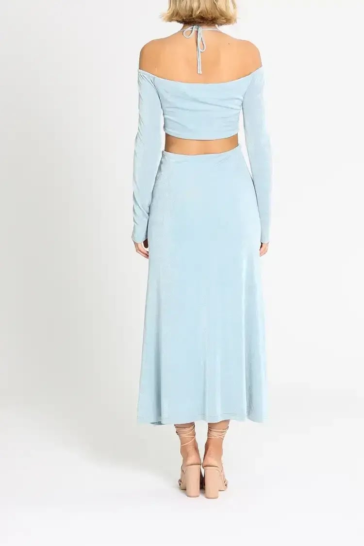 MISHA Straker Midi Dress Topaz Size 12 photo 3