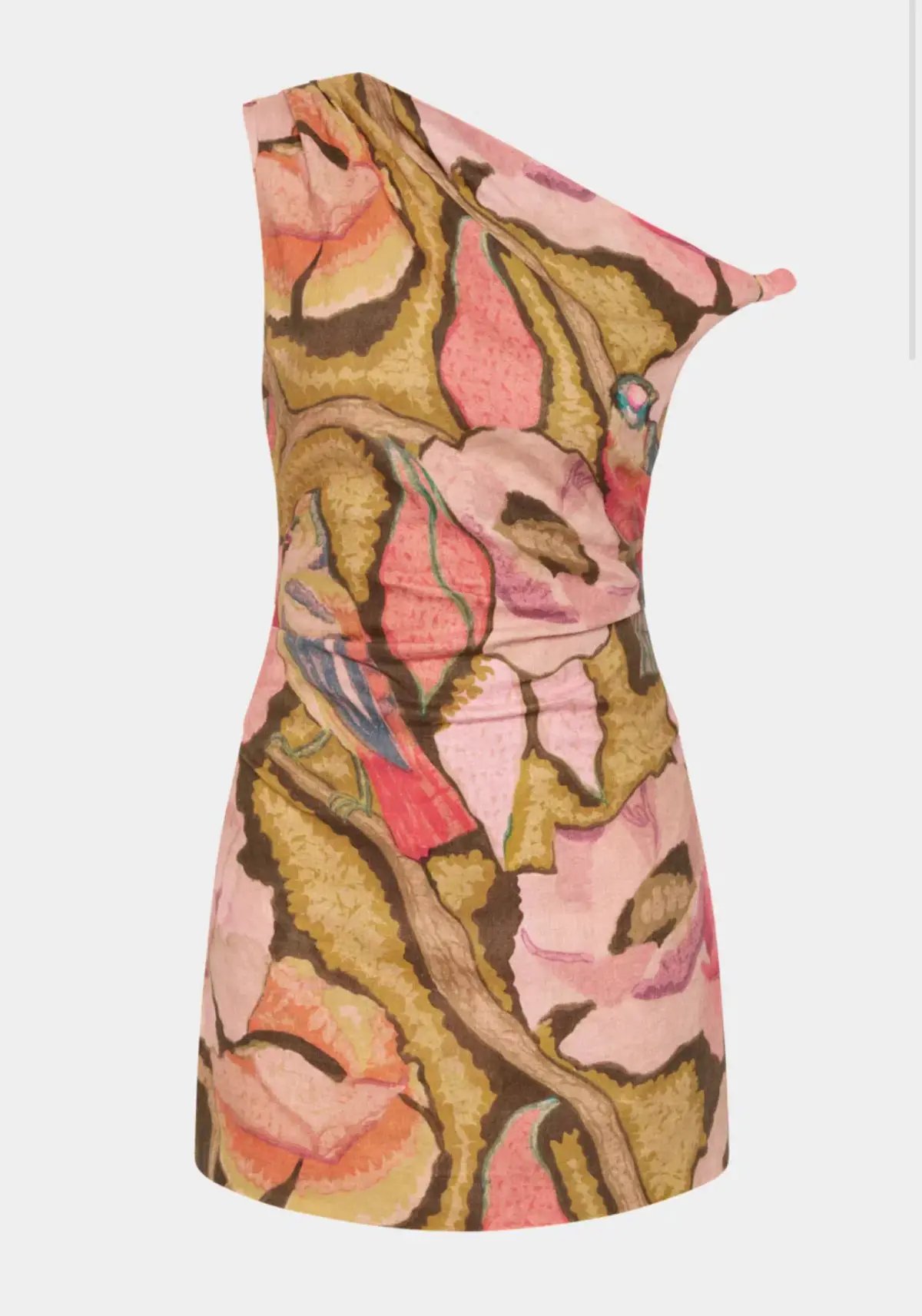 Sir the Label Talulah Knot Mini Dress Sanderling Floral Size 2 / AU 10 photo 7