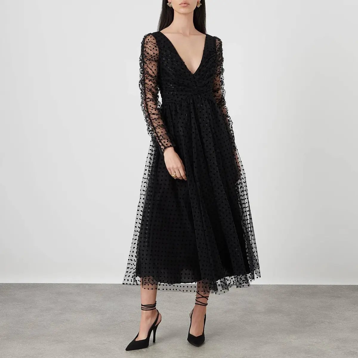 Leona Edmiston Nia LBD Cocktail Dress With Side Split Size AU 4 photo 33