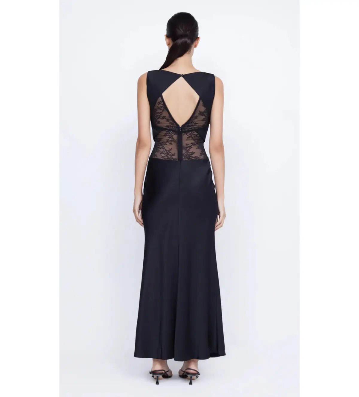 Bec & Bridge Juliette V Neck Maxi Dress in Black Size AU 12 photo 3