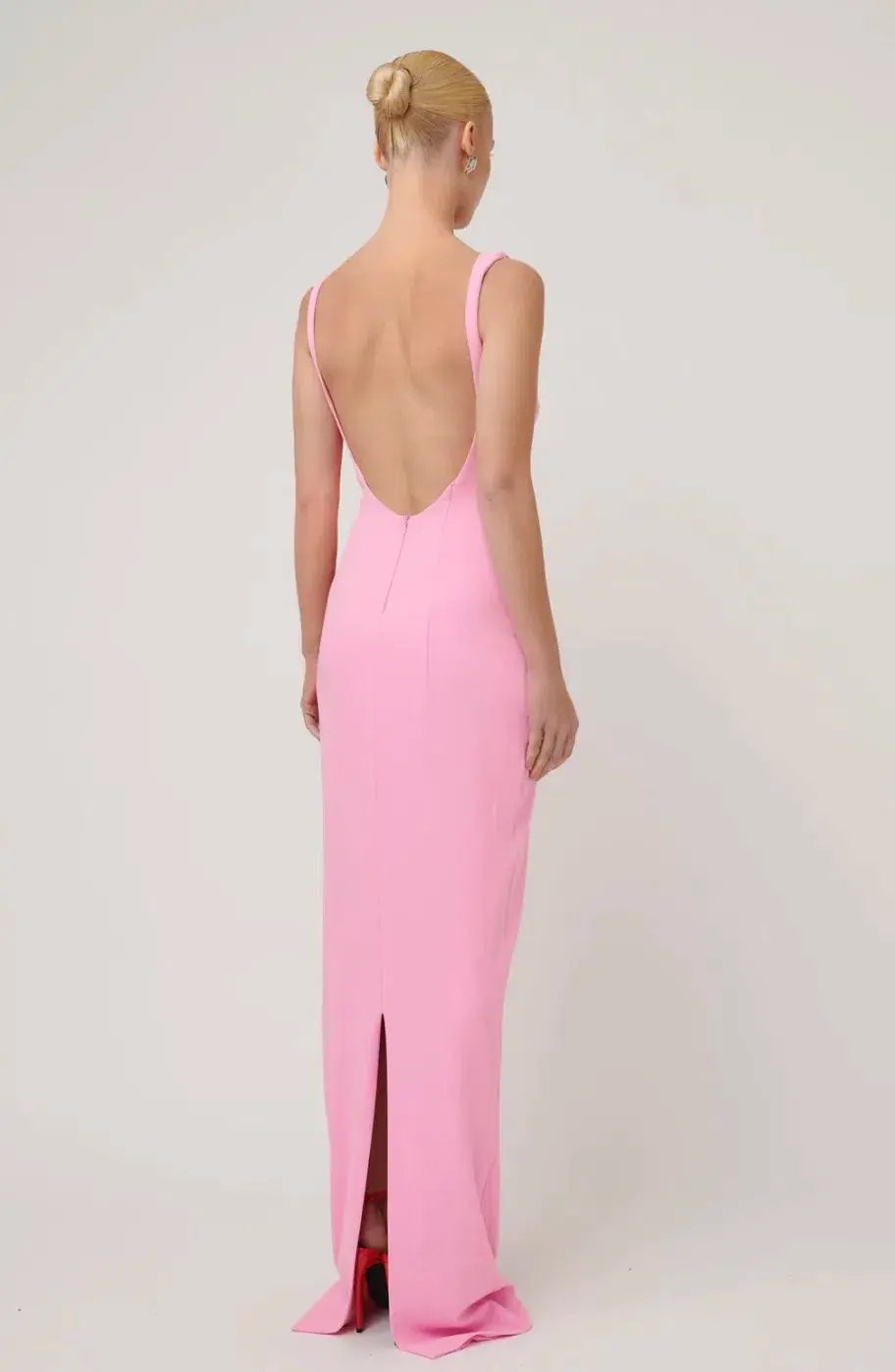 Effie Kats Verona Gown Fairy Floss Pink Size 8 photo 3