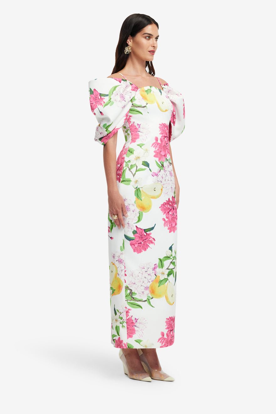Leo Lin Arabella Maxi Dress - Floral Pear Print photo 4
