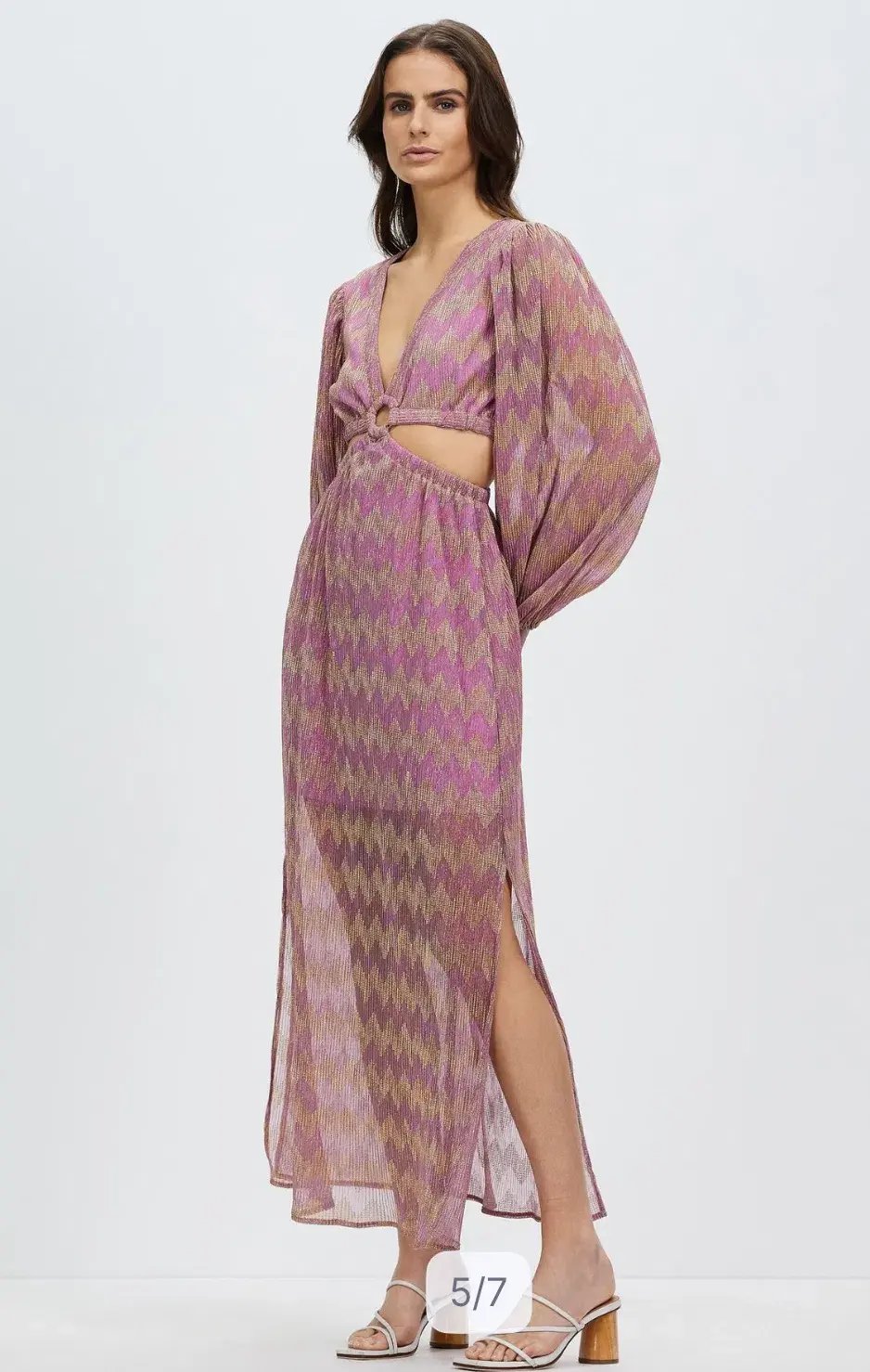 Ana Chevron Ring Front Maxi photo 6