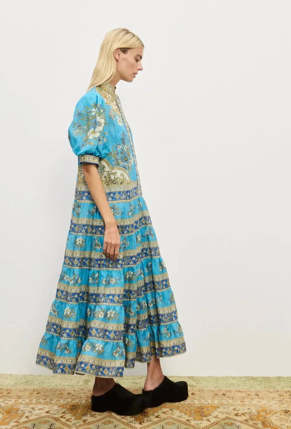 Alemais Cassie Tiered Midi Dress- 4 photo 2