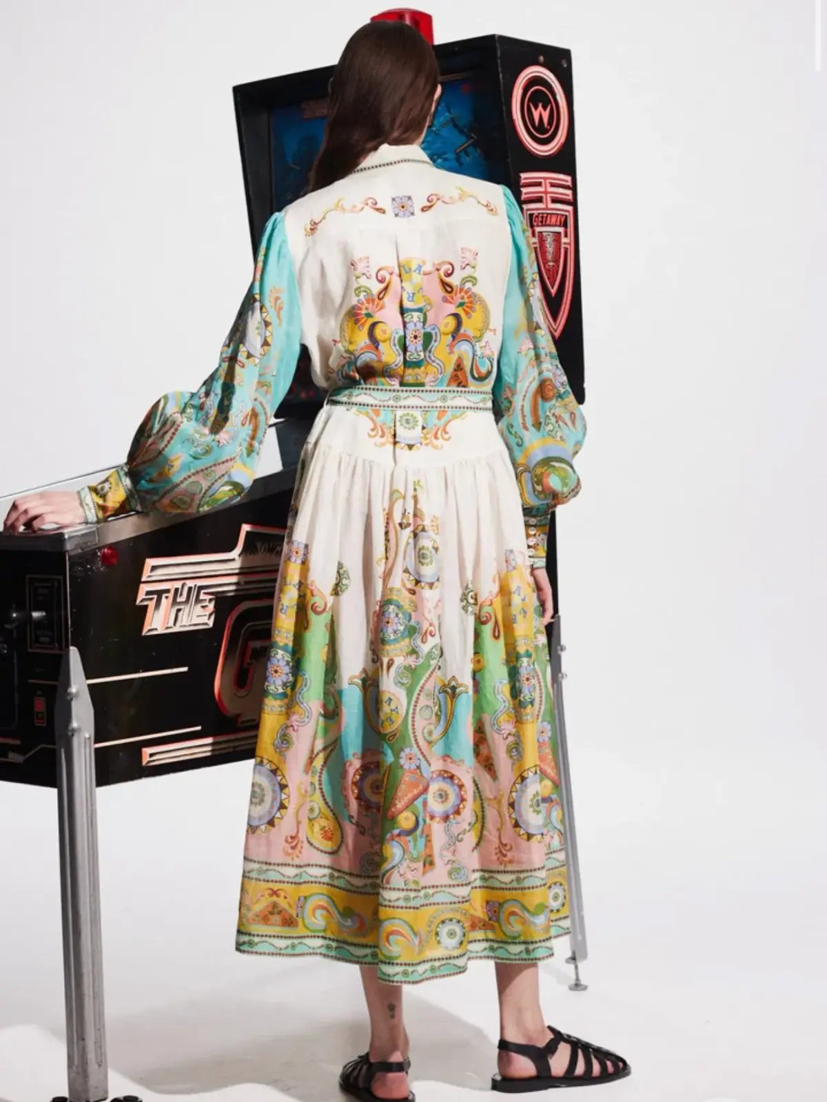 Alemais  Pinball Shirtdress Print Size 12 photo 3