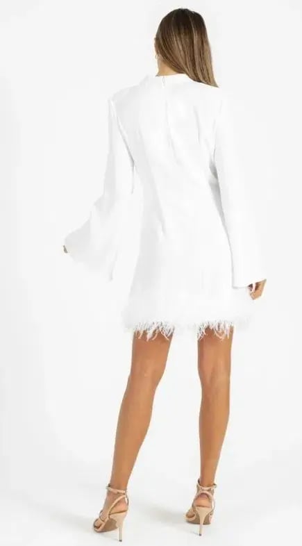 Elliatt Aniyah Dress White Size 10 photo 2