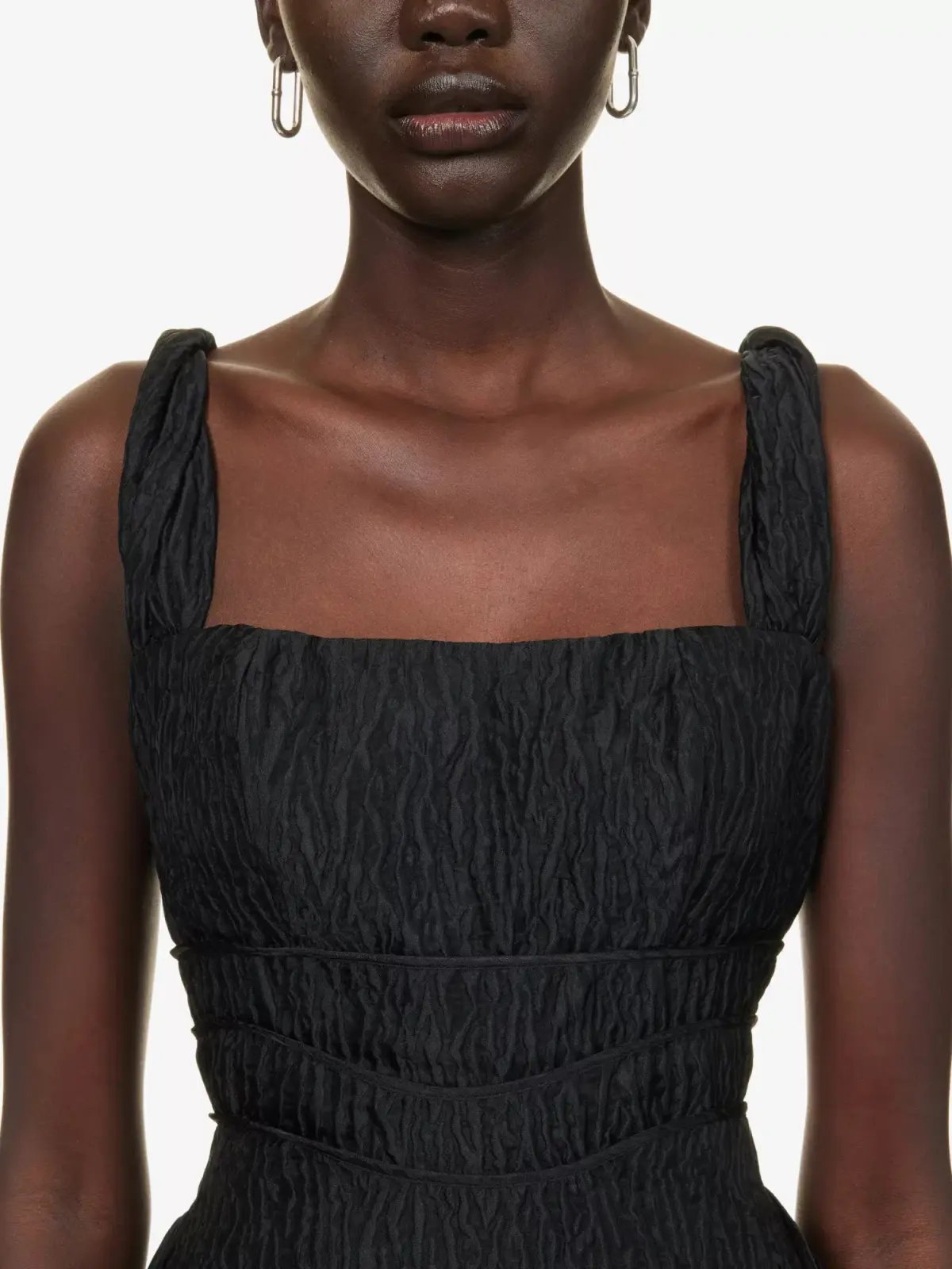 Rachel Gilbert Sophy Strap Midi Dress Black Size 1 / AU 8 photo 4