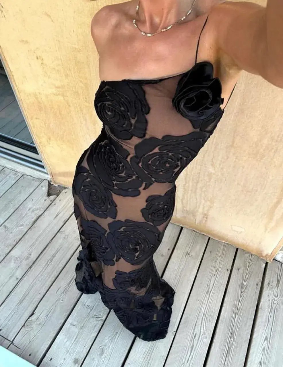 Arcina Ori Marcella Dress Black Size 8/ Small photo 2