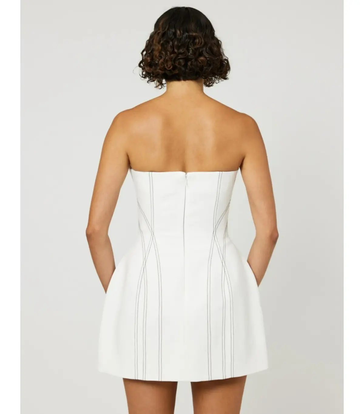 Camilla and Marc Theia Dress in Cream Size AU 6 photo 3