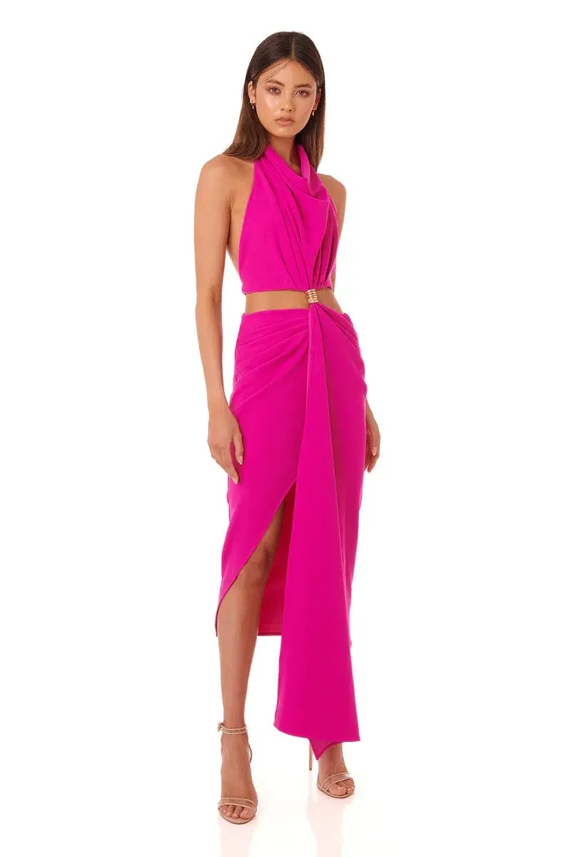 Eliya the Label Aphrodite Dress in Fuchsia Pink Size 8 photo 2