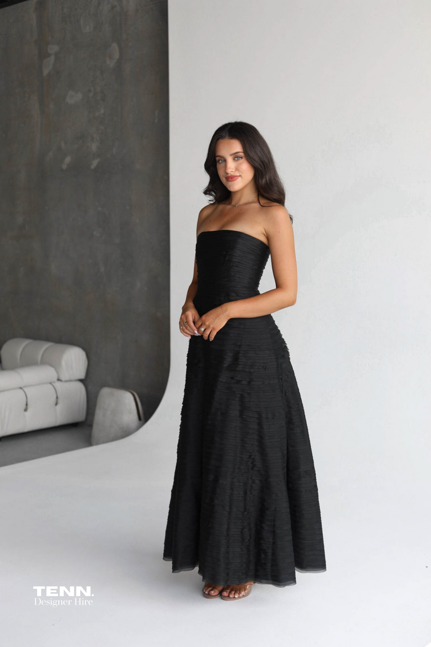 Aje Soundscape Maxi Dress - Black photo 2