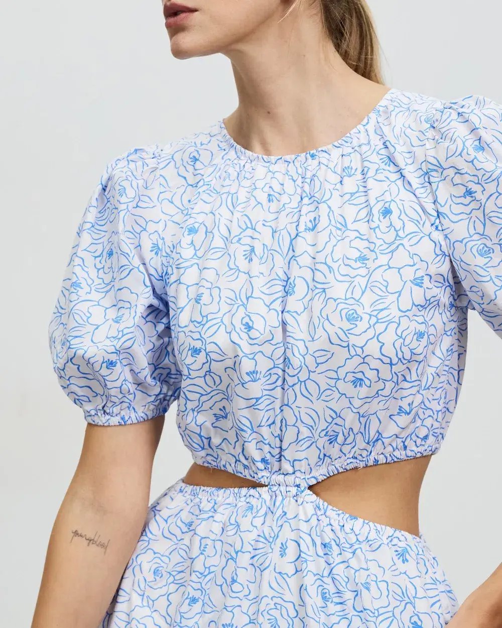 Faithful the Brand Alessandria Midi Dress Print Size 12 photo 3