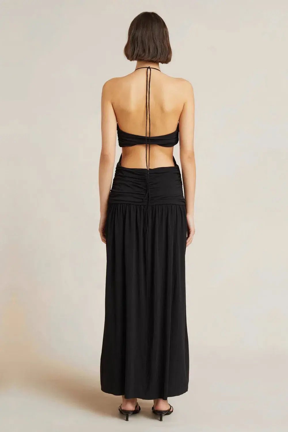 Bec and Bridge Adaline Cut Out Maxi Dress Black Size 8 photo 3