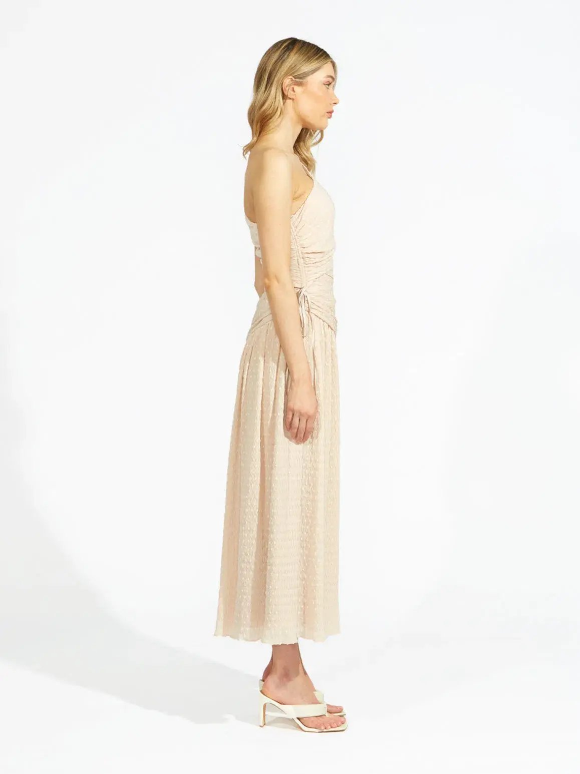 Alice McCall Lolita Midi Dress in Chai Latte Size 14 AU photo 2