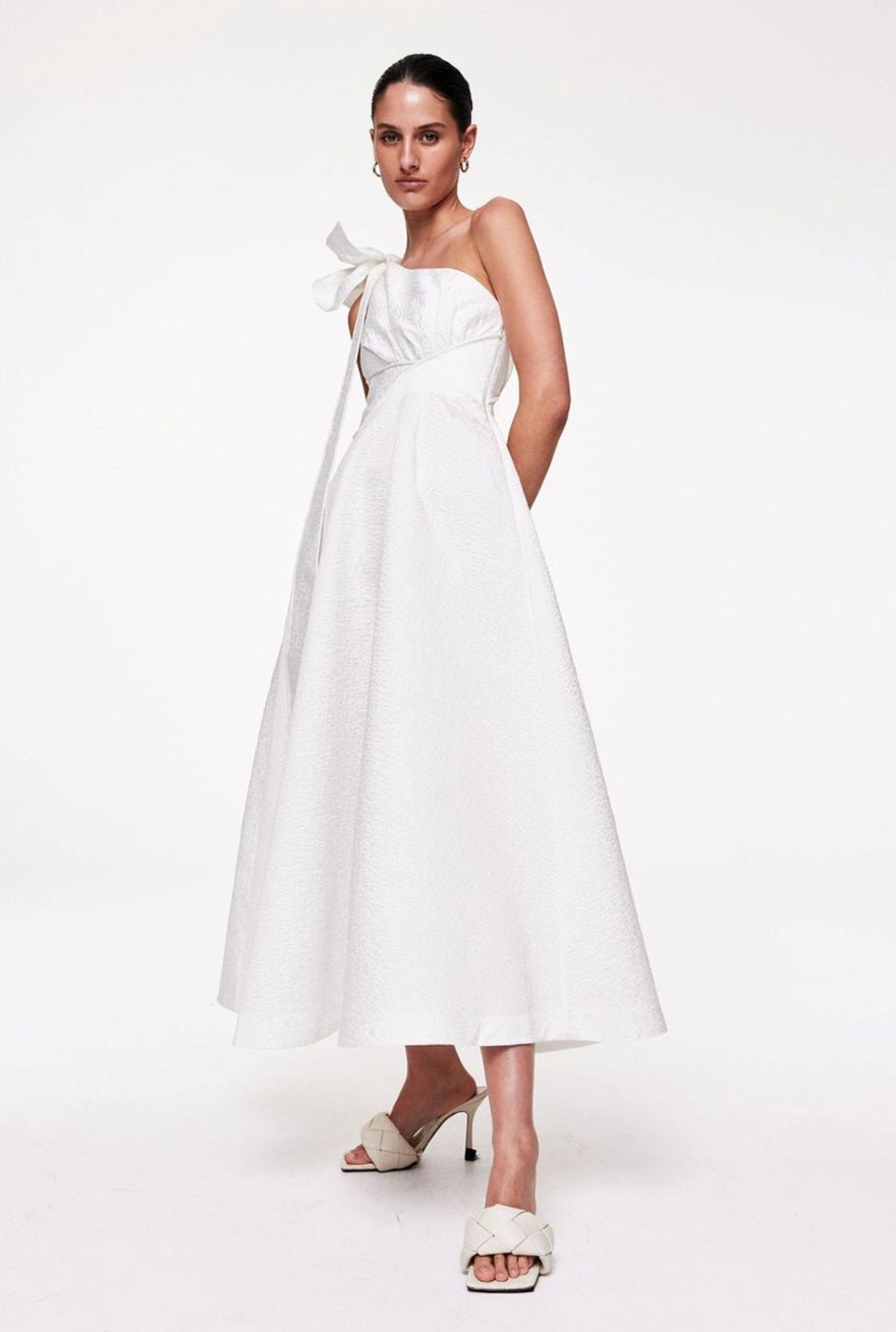 Rachel Gilbert Malea Asymmetric Midi Dress photo 3