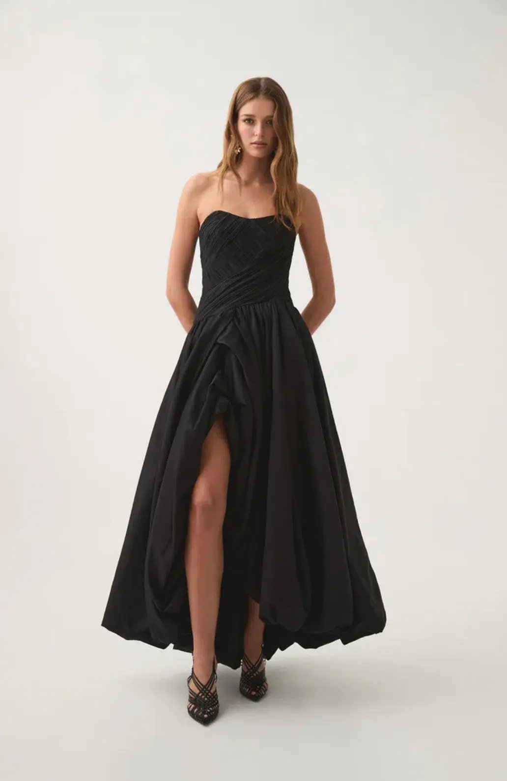 AJE   Spatial Maxi Dress   Black   Size 10 photo 4