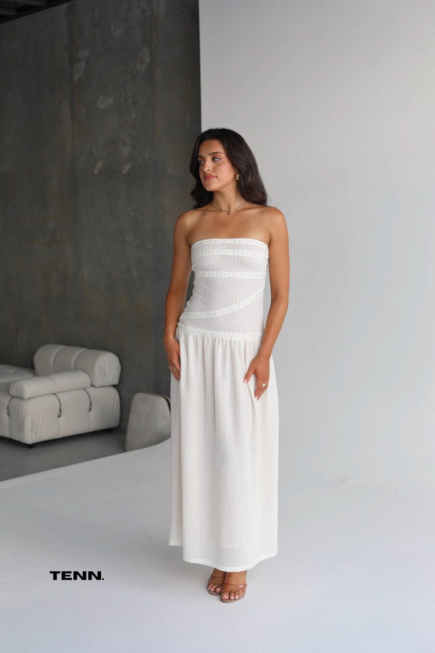 Fait Par Foutch Colette Dress - Ivory photo 4