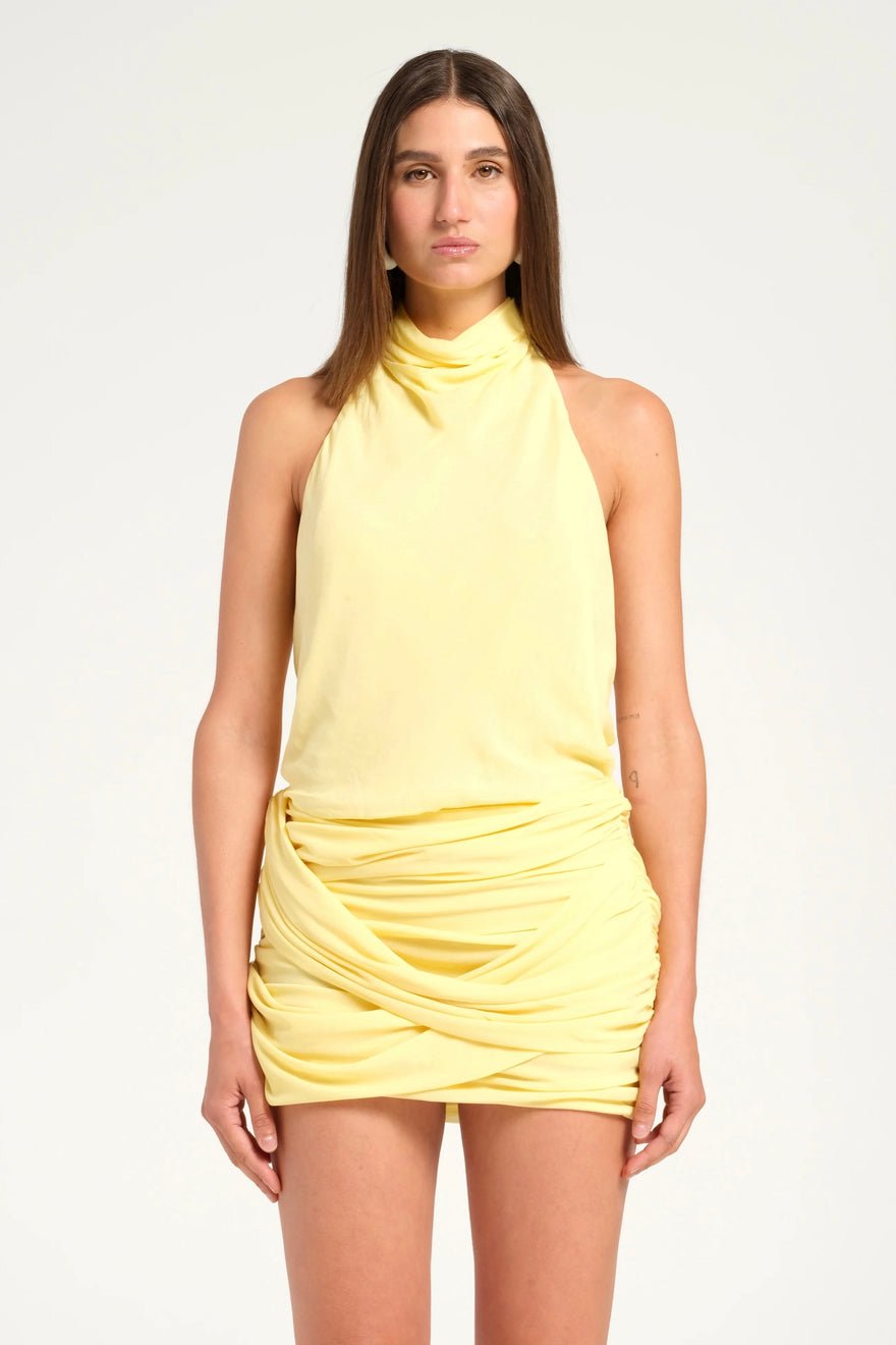 Benni Maisie Mini Dress - Butter photo 2