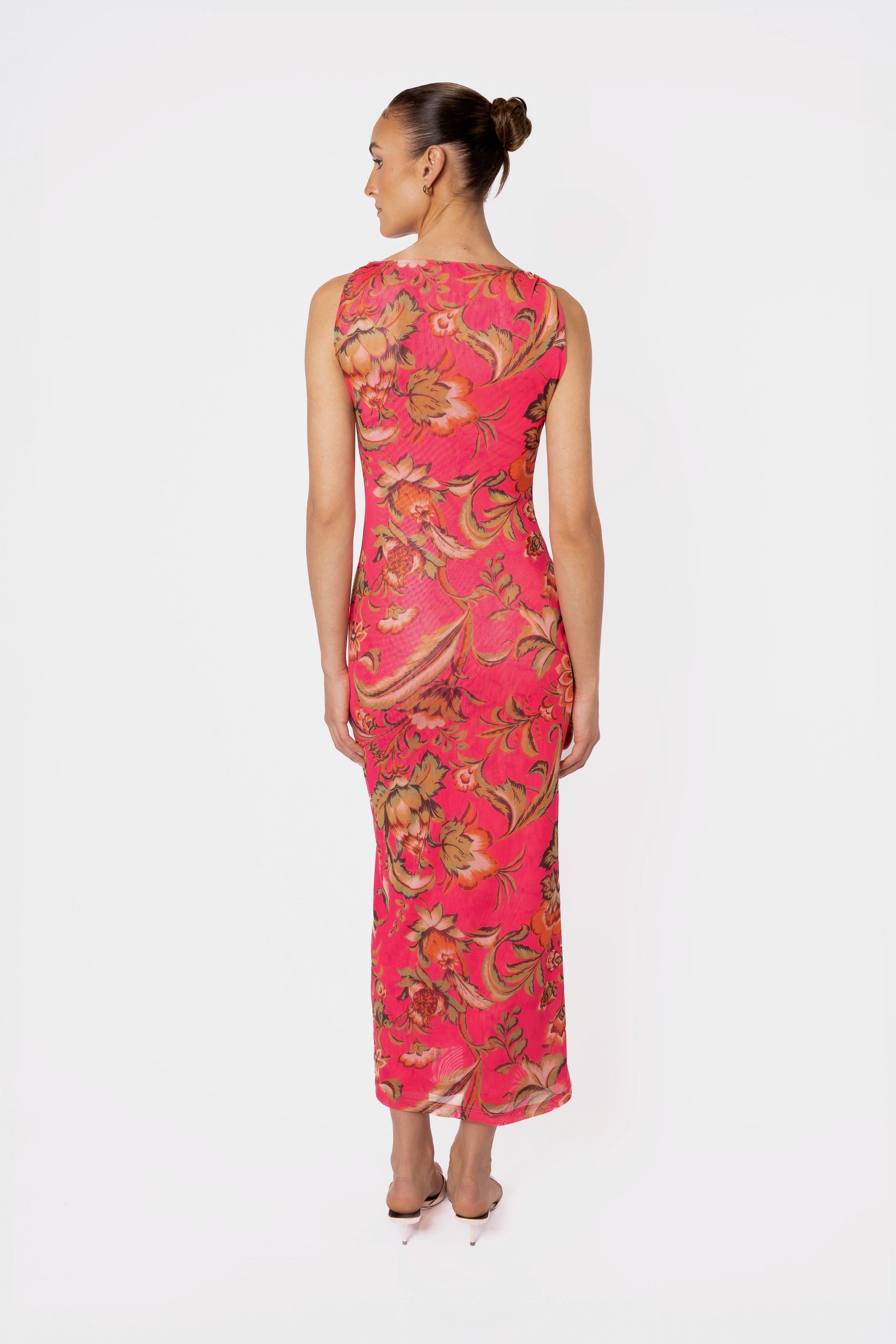 ONE FELL SWOOP TORTO TANK DRESS - PINK PARROT photo 7