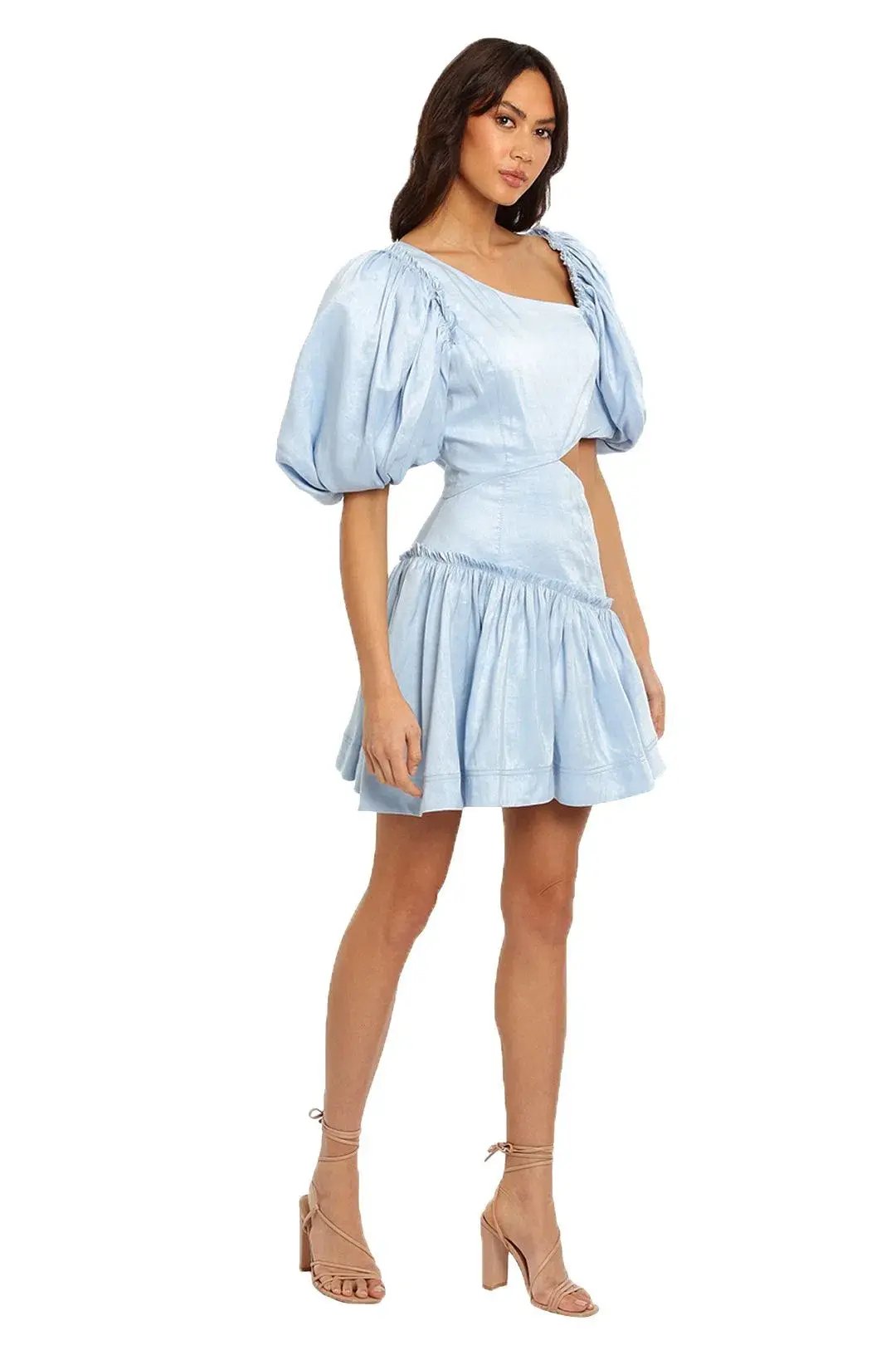 Aje Chateau Cut Out Mini Powder Blue Size 10 photo 2