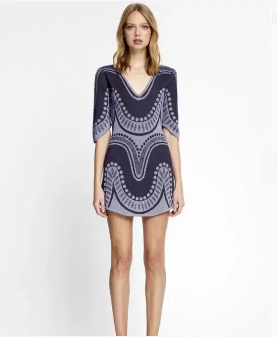 Alice Mccall Windswept Mini Dress Purple Size 6 photo 3