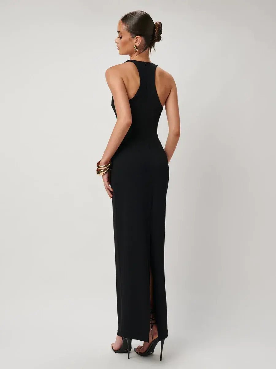 Effie Kats Eiza Gown Black Size 8 photo 3