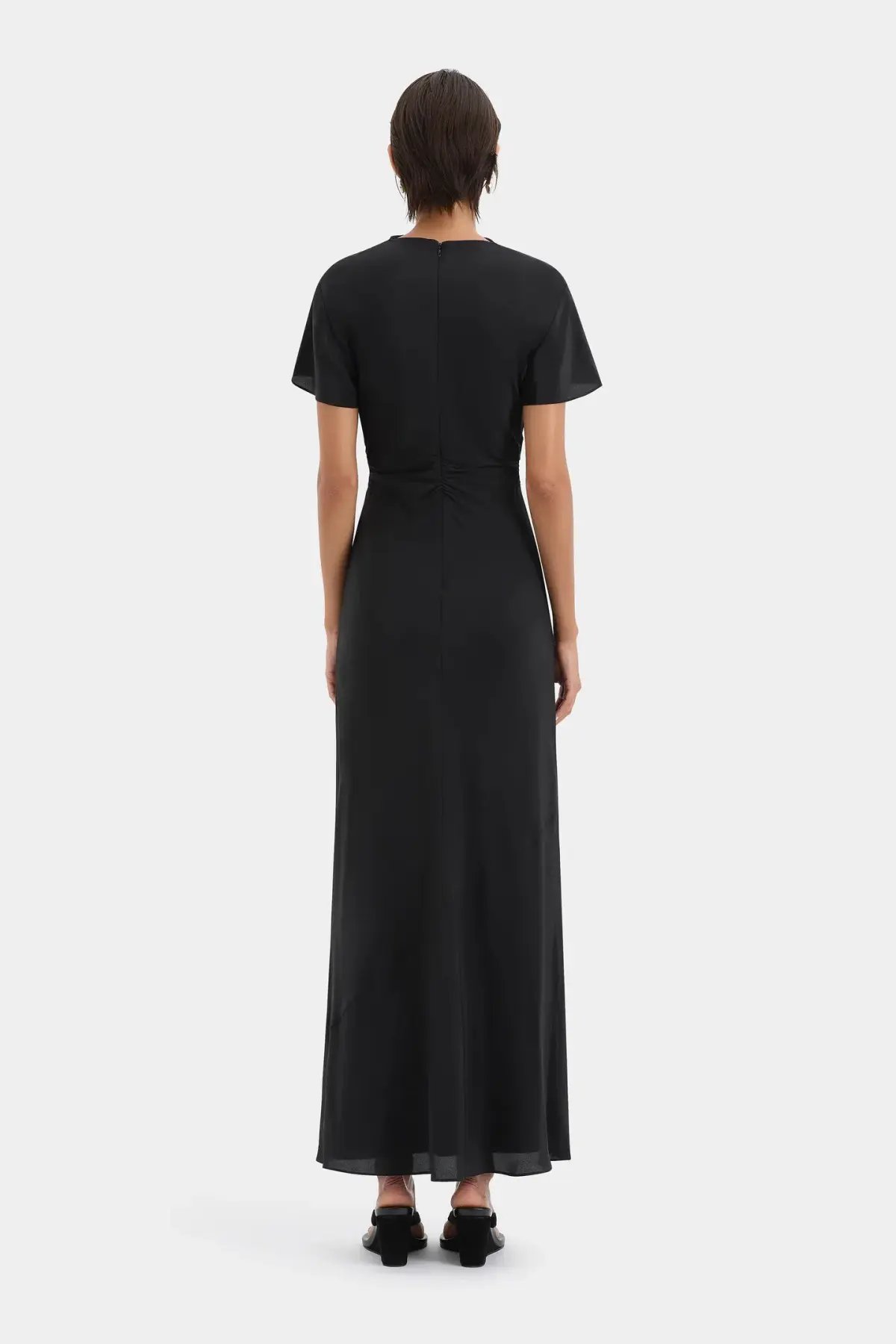 SIR Seameadow Bias Dress Black Size 14 photo 3