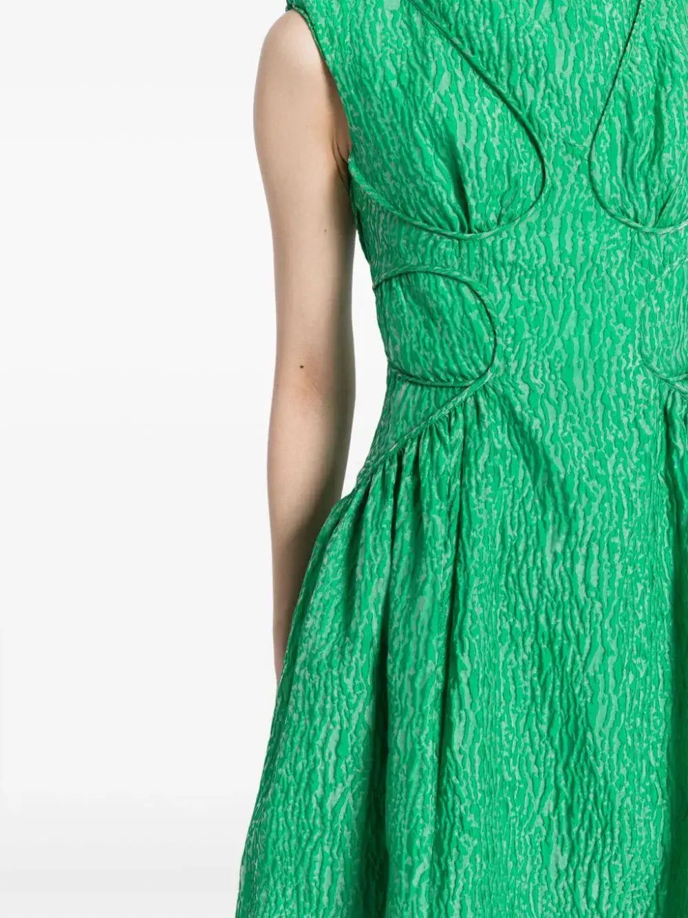 Rachel Gilbert Celia Midi Dress in Apple Green Size 2 / AU 10 photo 4