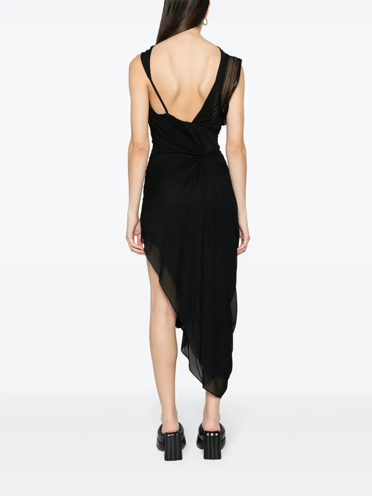 Christopher Esber Galathea Asymmetrical Maxi Dress Black Size XS / AU 6 photo 3
