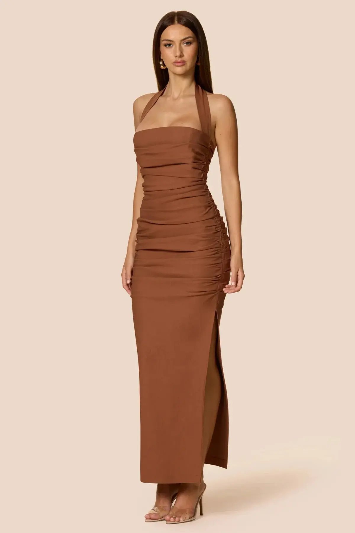 Love Nookie Zenya Maxi Dress in Caramel Size S / AU8 photo 4